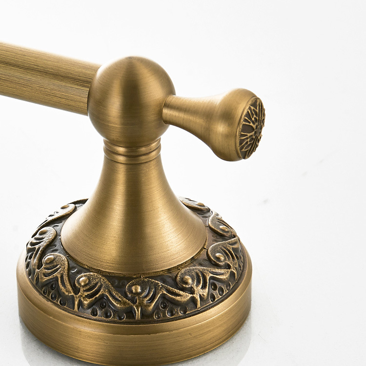F8301全铜复古毛巾杆单杆毛巾架批发生产外贸一件代发(11