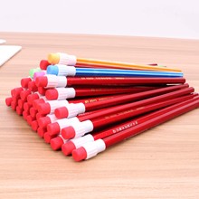 原木HB大聖鉛筆帶橡皮擦小學生鉛筆兒童寫字筆六角鉛筆