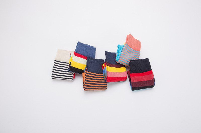 Unisex Fashion Stripe Cotton Jacquard Ankle Socks display picture 3