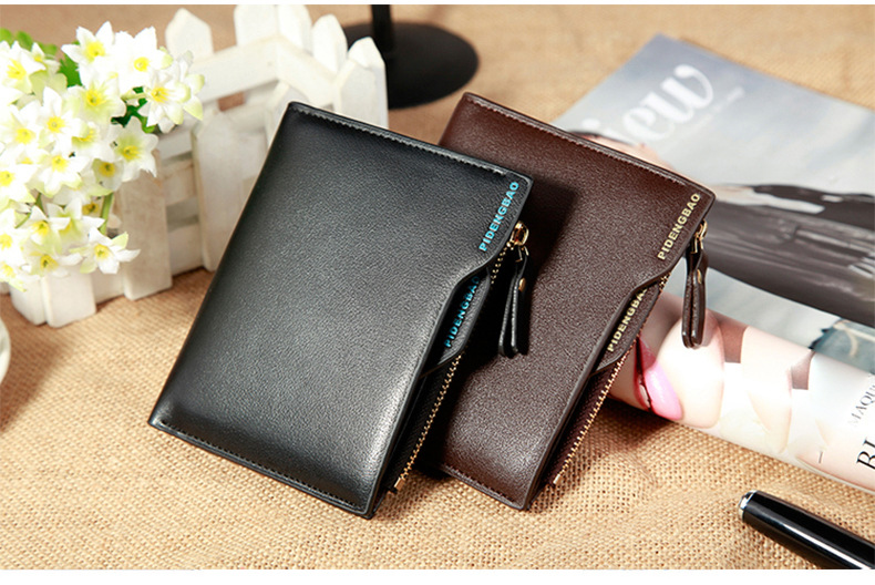 Cross-border Exclusively For Men's Short Wallet Hot Wallet Fashion Wallet Coin Purse One Drop Shipping display picture 20