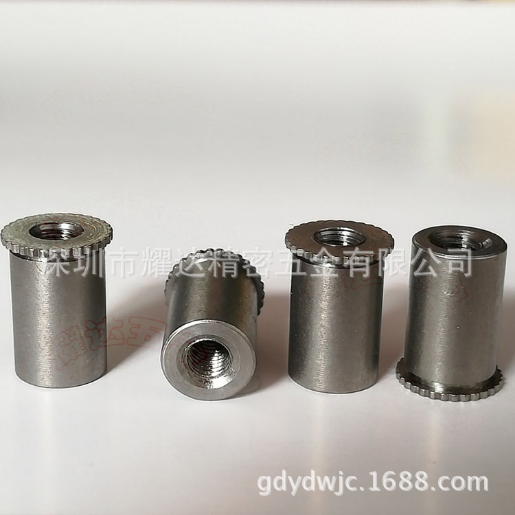 批发螺柱TSOA/TSO-M3M4不锈钢螺纹压铆螺母柱 压板螺柱铁板螺母柱