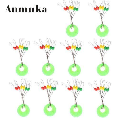 Olive color black space beans long cylindrical round head space beans fishing rods and fishing gear accessories