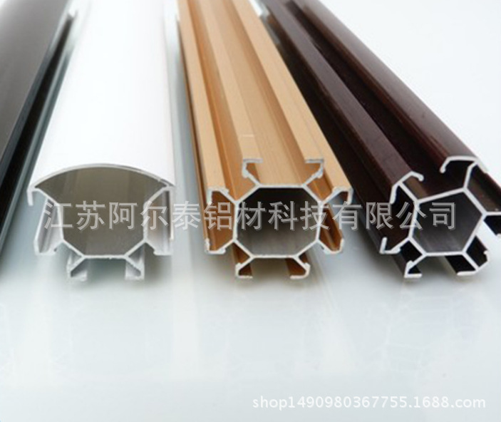 生产展示架立柱铝型材 仓储货架立柱铝型材