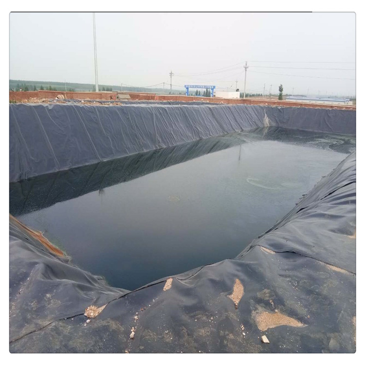 上海仓库现货藕池鱼池土工膜防水土工布黑色薄膜0.3mm0.4mm0.5mm