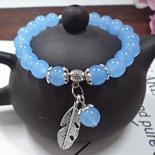 Crystal Bracelet Chalcedony Bracelet Wholesale Small Jewelry for Female Couples Handmade Beaded Hand Jewelry Jewelry Yiwu Small Commodities
