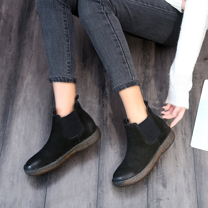 Bottes femme ANGE PARESSEUX en En cuir - Ref 3354774 Image 3