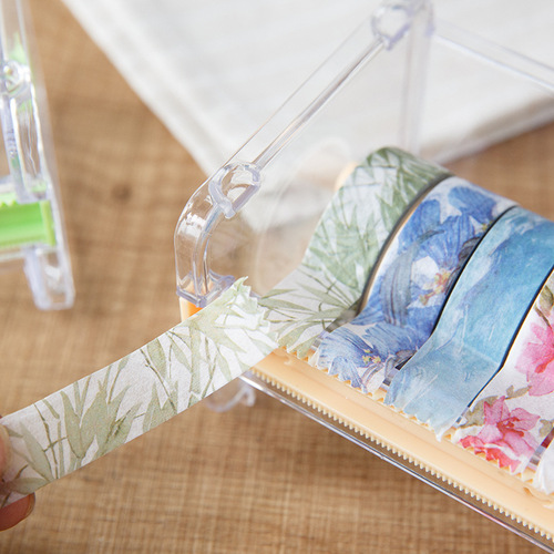 Japanese office stationery multi-purpose tape holder tape cutter tape machine desktop tape storage box finishing box