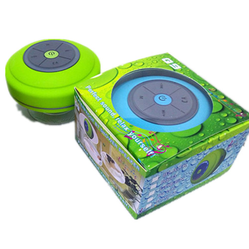 Manufacturer wholesale Q9 radio card LED Bluetooth speaker wireless bts06 bathroom waterproof suction cup wireless small speaker