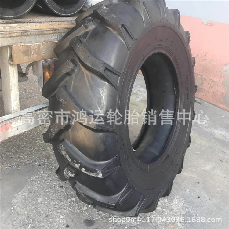 徐州甲字农用轮胎 14.9-24 人字花纹灌溉胎 喷灌拖拉机打药机轮胎