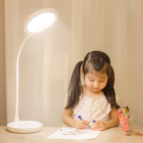 雅格台灯护眼书桌大学生LED充电式小儿童学习阅读宿舍卧室床头灯
