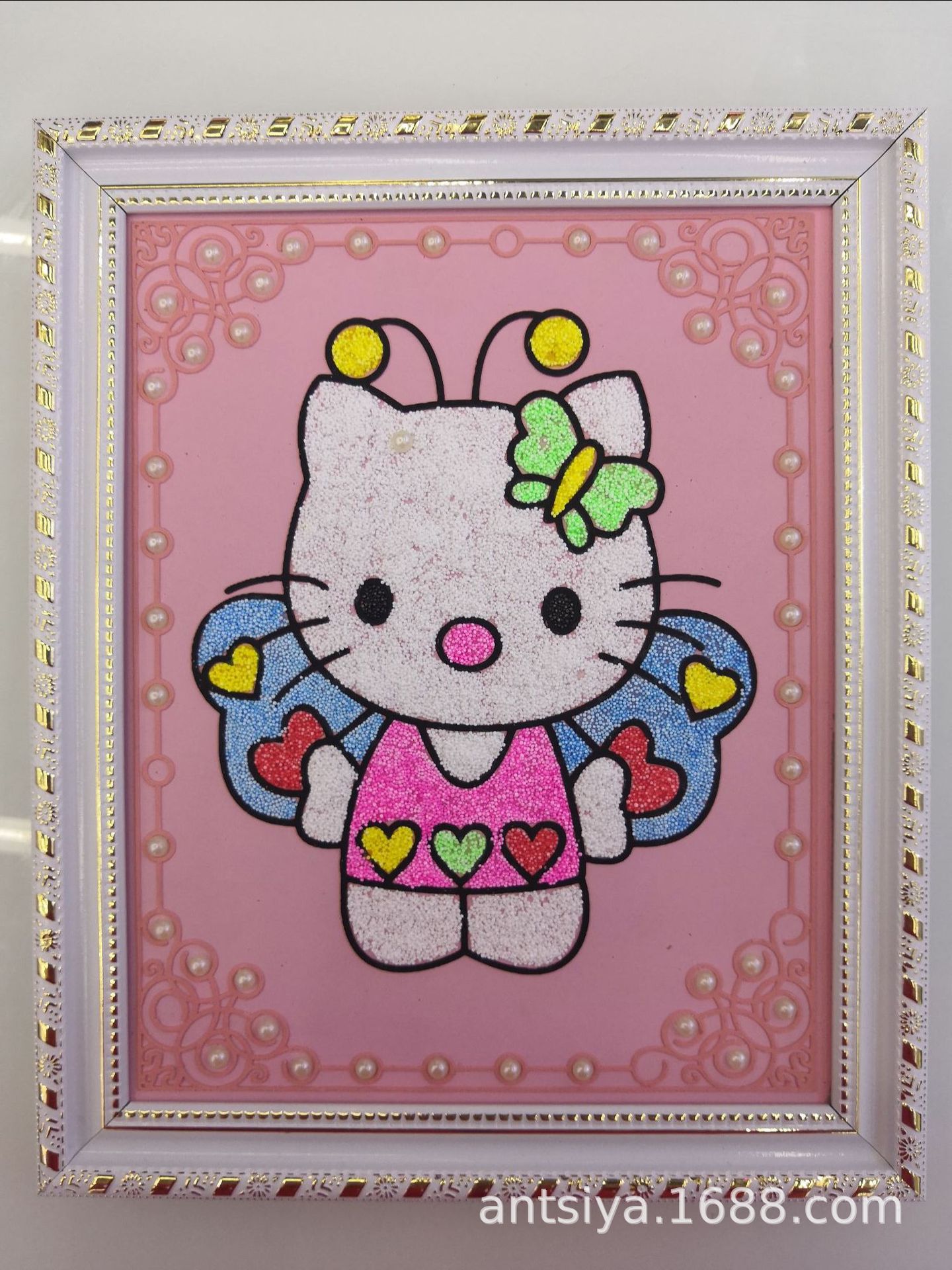 【6元特卖 套装】儿童玩具 新款 木制相框画板含泥套装