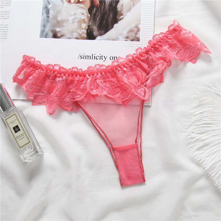 Transparent Lace Thong - Image 10