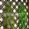 Simulation green plant wall -mounted decorative flower vine wall -mounted fake flower vine scrap plastic simulation plant wall decorative weeping willow