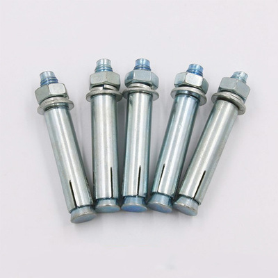 厂家直销 国标膨胀螺丝/拉爆螺丝/蓝白锌外膨胀栓/金属膨胀螺栓|ms