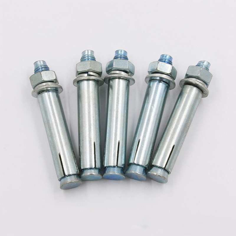 厂家直销 国标膨胀螺丝/拉爆螺丝/蓝白锌外膨胀栓/金属膨胀螺栓|ms