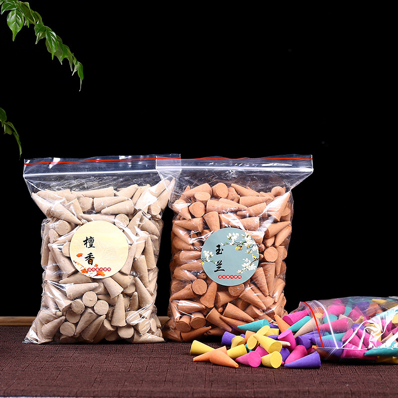 散装 锥香檀香花香型倒流塔香 半斤批发锥香泰国熏香卫生香粒去味