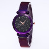 Fashionable women's watch, strong magnet, starry sky, city style, wholesale