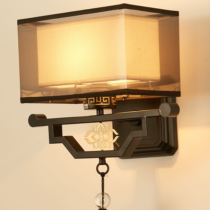 Wall lamp LED square Simplicity villa hotel indoor a living room bedroom Corridor Aisle household Bedside Corridor lights