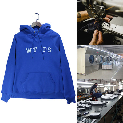 卫衣加工 高品质水洗定制 贴牌生产 连帽套头 潮牌余文乐非wtAPs|ms