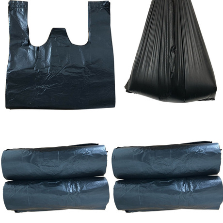 [Miễn phí vận chuyển] xách tay túi rác màu đen vest kiểu túi bếp kích thước tài sản hộ gia đình rác Maga túi Túi đựng rác