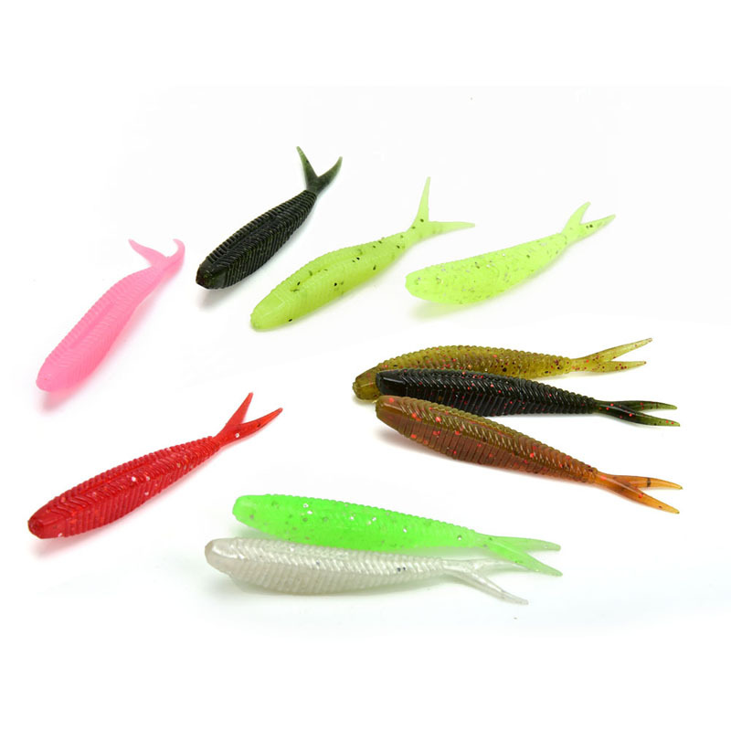 Soft Jerkbaits Fishing Lures Soft Flukes Lures Fresh Water Bass Swimbait Tackle Gear