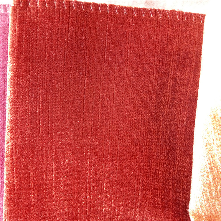 平纹色织割绒布亚光面料适用于沙发布装饰