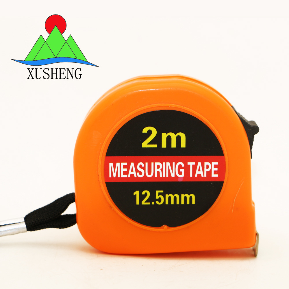 【厂家直销】 现货供应2米橘黄色聚丙塑料钢卷尺 卷尺 现货批发