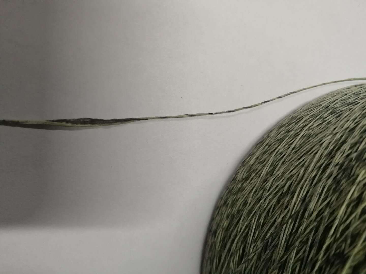 新型环保纸纱1/7NM 刮涂染色和纸纱 16/1NM细纸纱用纸做成的纱线