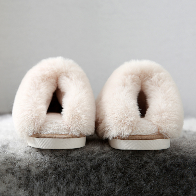 Unisex Casual Solid Color Round Toe Cotton Slippers display picture 4