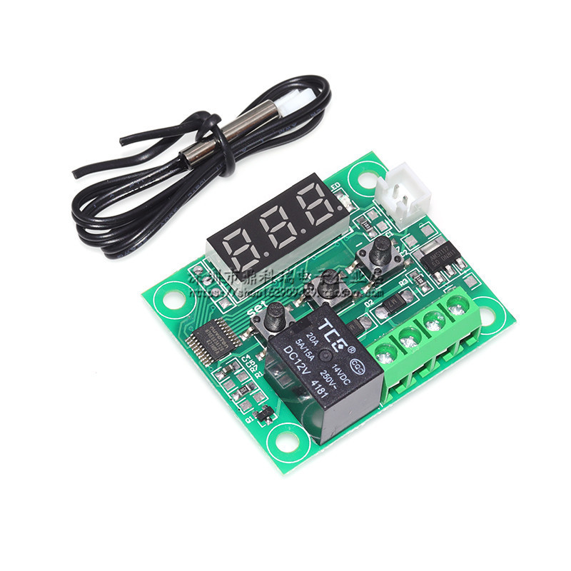 XH-W1209 waterproof mini version thermostat module digital display temperature controller temperature control switch DC-12V