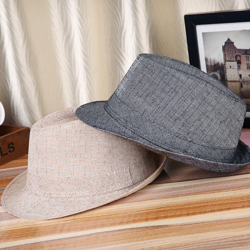Sombrero primavera y verano estilo coreano nuevo Lino bombín sombrero protección solar al aire libre sol sombrero bolsa pelo superior Venta caliente entrega de una sola pieza
