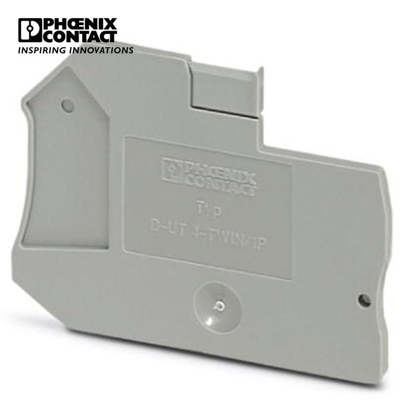 菲尼克斯接线端子端板挡片-D-UT 4-TWIN/ 1P 3045237-50