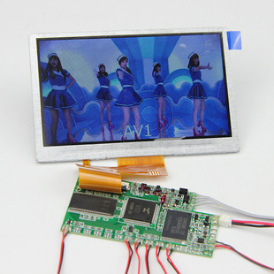 4.3��LCD TFT�������@ʾ��ҕ�l�R��ģ�M�Cоҕ�l���I������