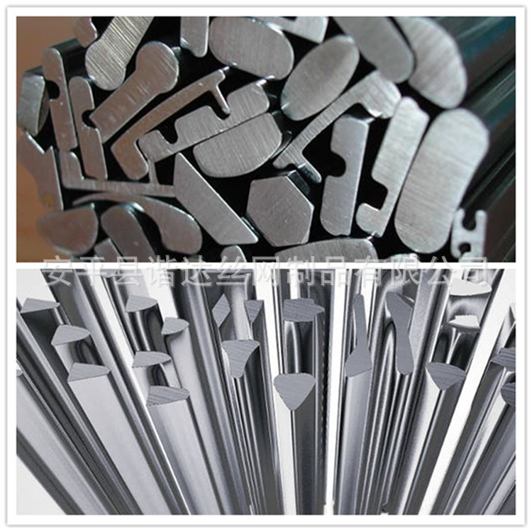 镀锌扁钢丝 金属扁丝半圆异型丝 三角椭圆钢丝  来图定作加工