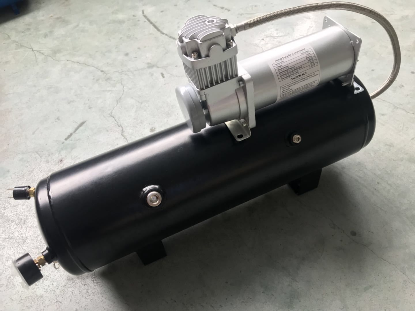 汽喇叭汽车悬挂系统改装储气罐充气泵 小型车载充气泵 可来样定制