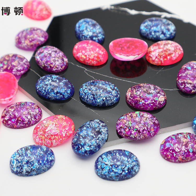 复古美国龙息石澳宝人工宝石旦形戒面13 18合成树脂耳环配件批发 阿里巴巴