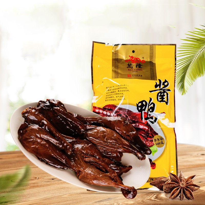 Hangzhou specialty The Chinese people Old Duck sauce Braised flavor Meat Cooked Duck  600g Bandung duck *1 bag