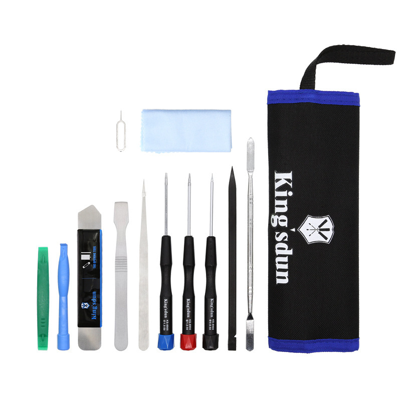 苹果手机维修工具 ihpone12件套拆机螺丝刀套装十字1.5五角0.8