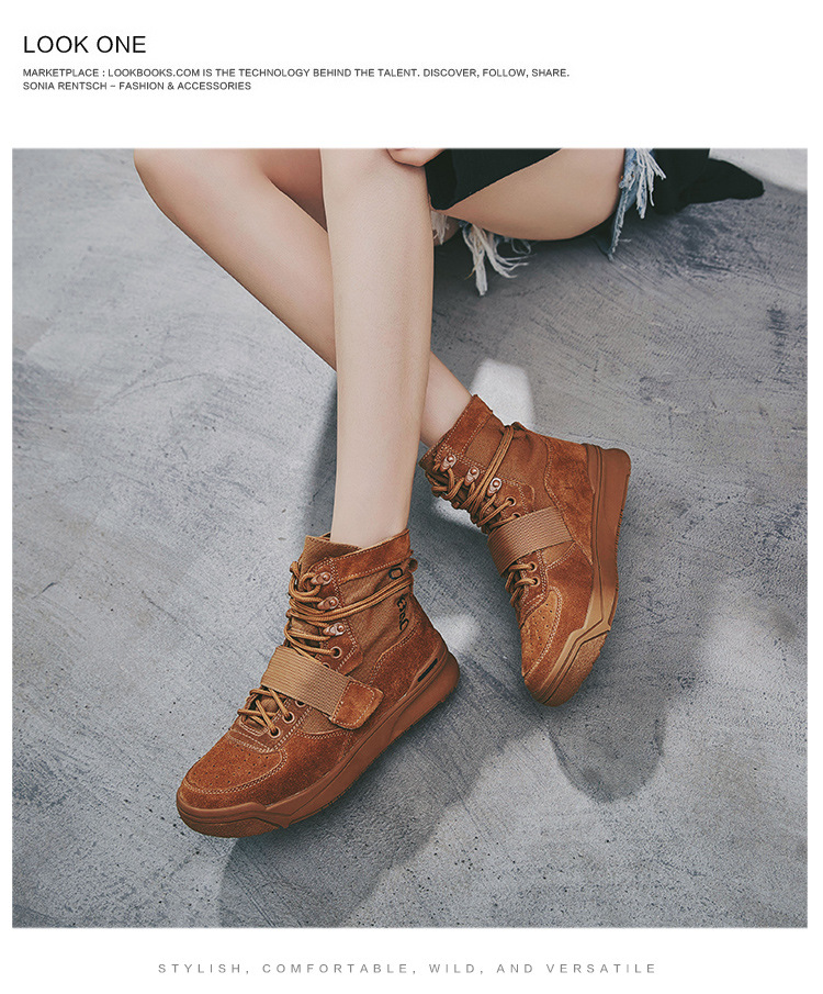 Bottes femme en Cuir + toile - Ref 3354755 Image 29