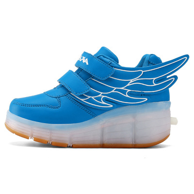 暴走鞋隐形轮滑鞋运动带灯青少年儿童自动款学生男童女童|ru