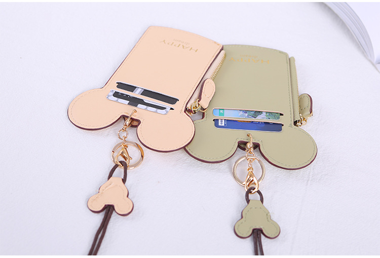 Unisex Cartoon Pu Leather Zipper Buckle Card Holders display picture 1