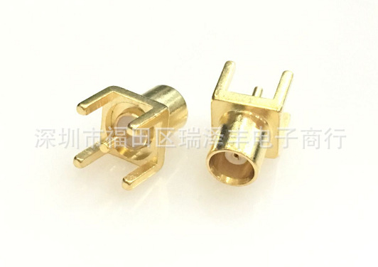 供应射频座MCX-KE 50KHD立式插板同轴连接器