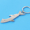 Shark, bottle opener, scalloped metal keychain, Birthday gift, wholesale