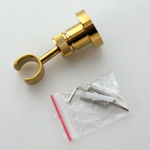 All-copper shower seat, wall-mounted handheld shower holder, adjustable universal rotating shower bracket