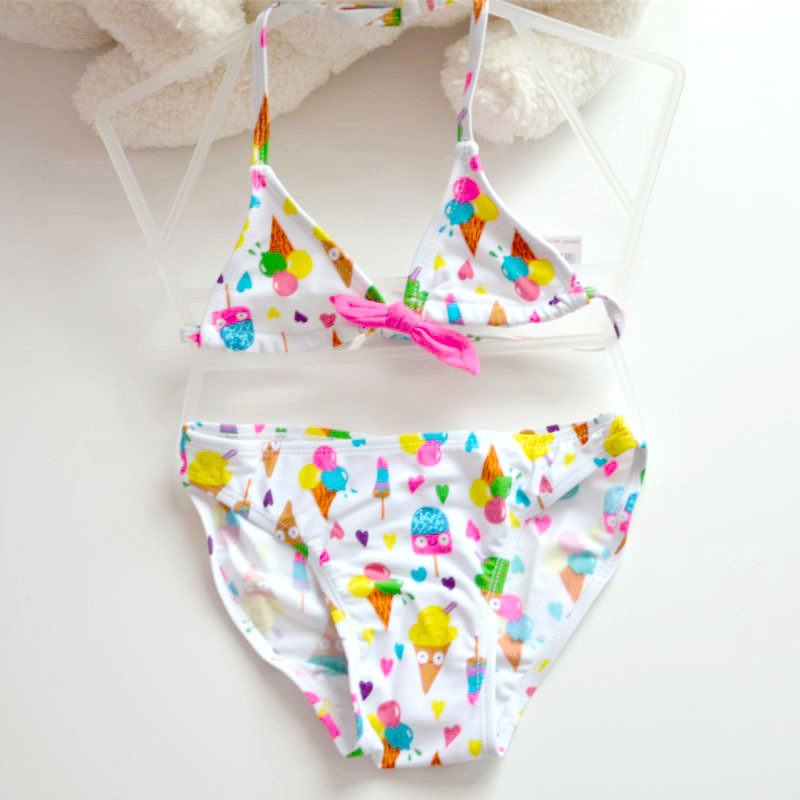 ZK71300908 White Ice Cream Balloon Bikini