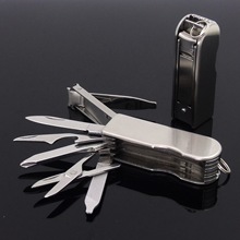 Dụng cụ cắt móng tay bằng thép không gỉ Dụng cụ cắt móng tay đa năng Cắt bằng kéo làm đẹp dao 开 dụng cụ mở Tẩy tế bào chết