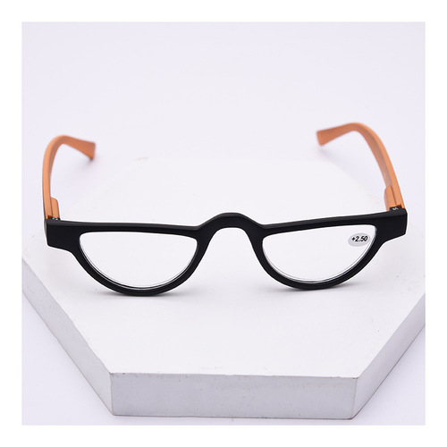 European and American cat-eye slender men and women presbyopia plastic slingshot glasses retro glasses high-definition resin lenses wholesale