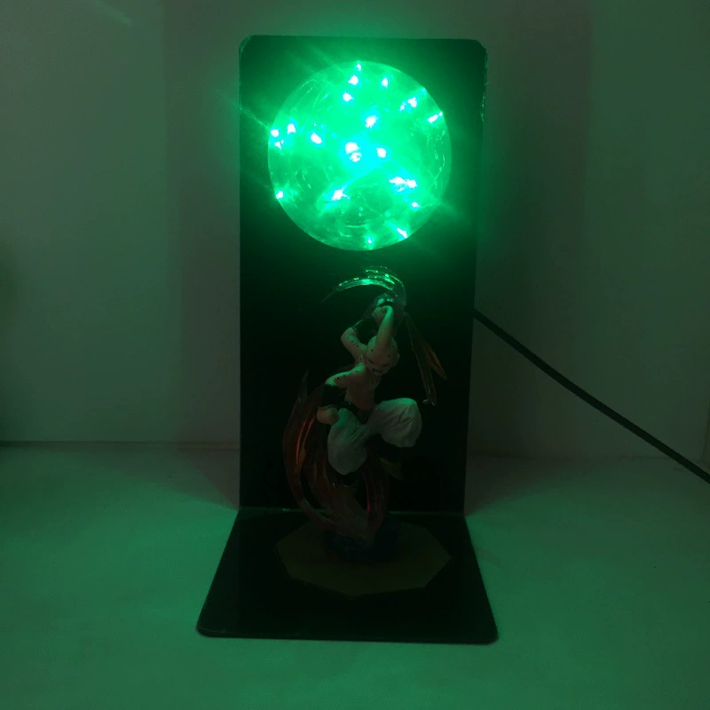 Dragon Ball, креативная мини-фигура, светодиодная настольная лампа, светящаяся игрушка, защита глаз