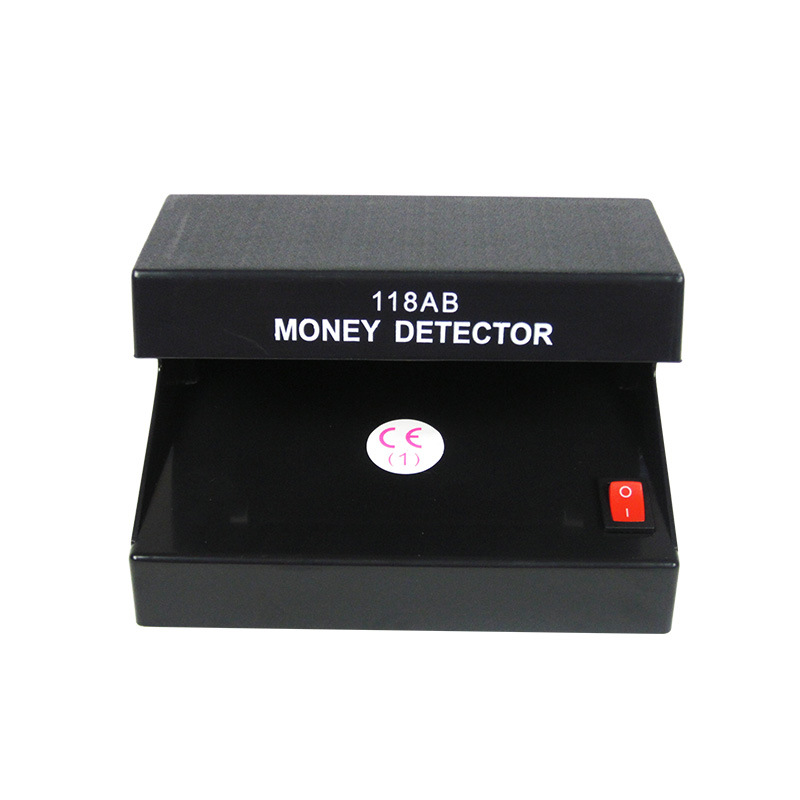 AD-118AB 便携式小型装电池版验钞机 UV紫外线荧光 检测验钞4W