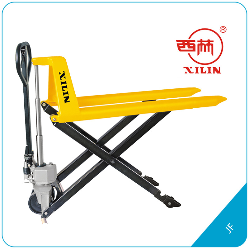 Ningbo Ruyi Xilin forklift High lift 800mm Ultrahigh lift Hand cart Hydraulic car 1t